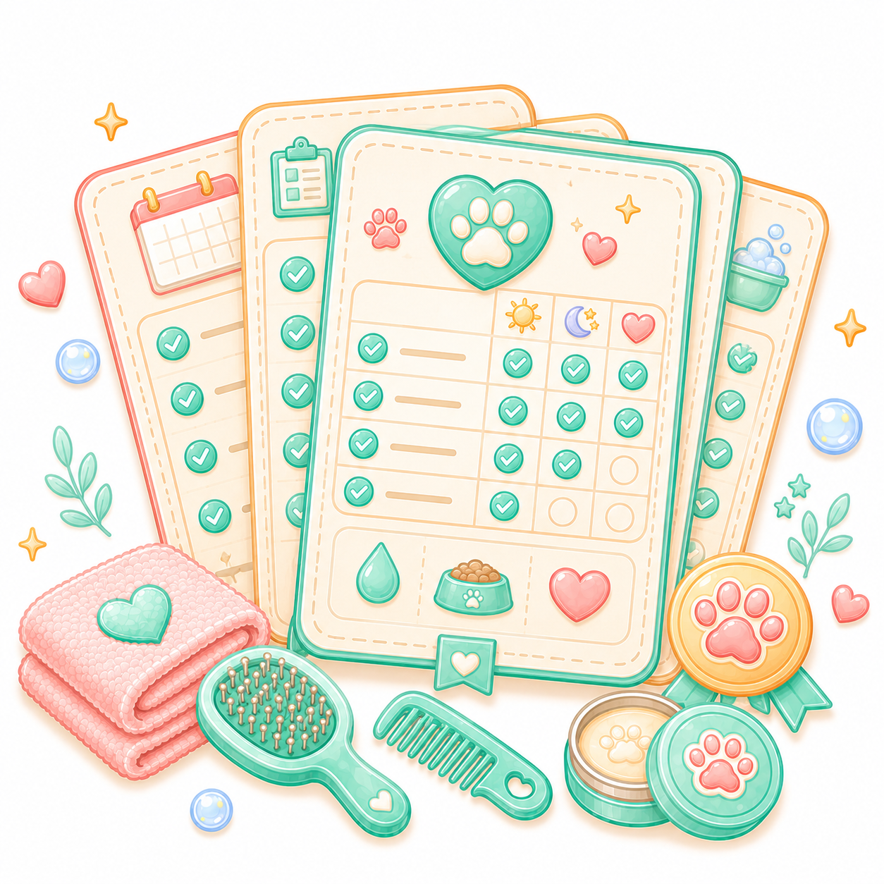 Fresh Pet Care Checklist Pack